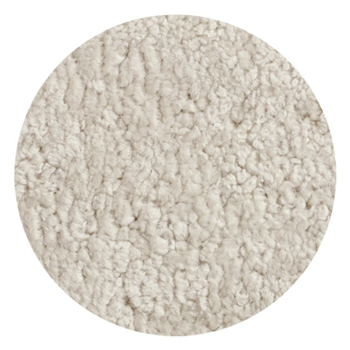 &Tradition Little Petra Lounge Chair And Pouf, Moonlight Sheepskin - Walnut - Image 7