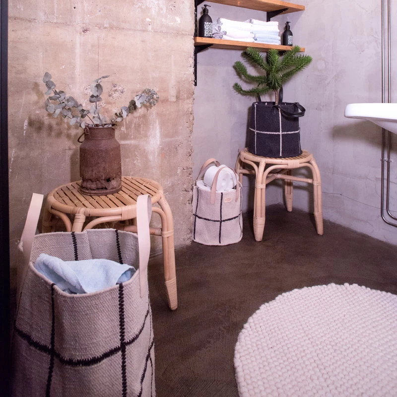 MUM's Big Mama Fabric Basket, White - Image 5