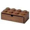 Room Copenhagen Lego Wooden Desk Drawer 8, Dark Stained Oak