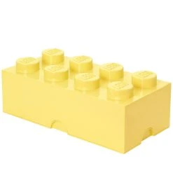 Room Copenhagen Lego Storage Brick 8, Soft Yellow