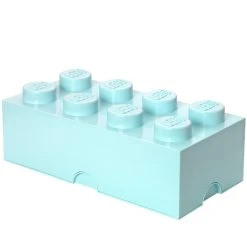 Room Copenhagen Lego Storage Brick 8, Aqua