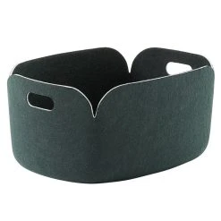 Muuto Restore Storage Basket, Dark Green