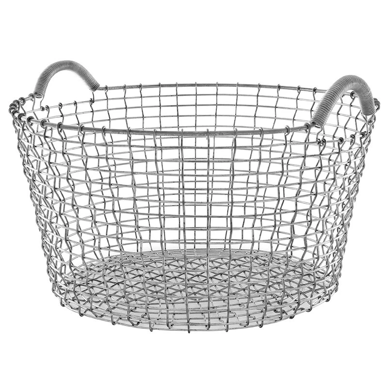 Korbo Classic 35 Wire Basket, Galvanized 3 Korbo Classic 35 Wire Basket, Galvanized