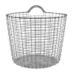 Korbo Bin 24 Wire Basket, Galvanized
