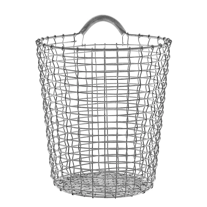 Korbo Bin 18 Wire Basket, Galvanized