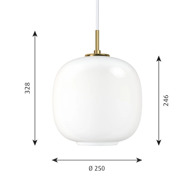 Louis Poulsen VL45 Radiohus 250 Pendant 5 Louis Poulsen VL45 Radiohus 250 Pendant - Image 3