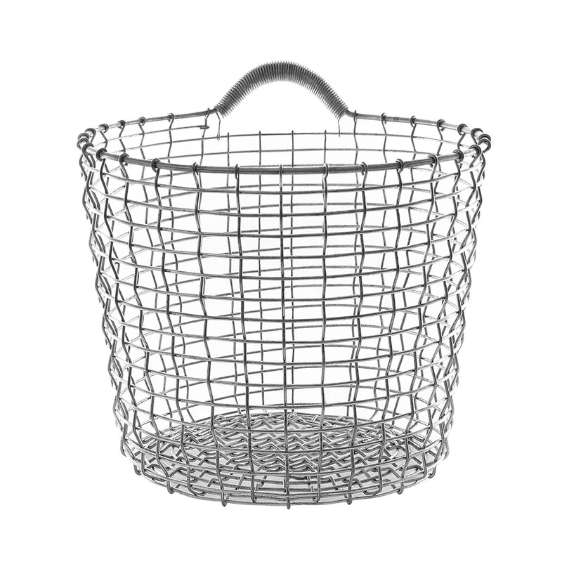 Korbo Bin 16 Wire Basket, Galvanized