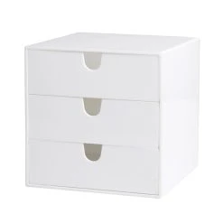 Palaset 3-drawer Box, White