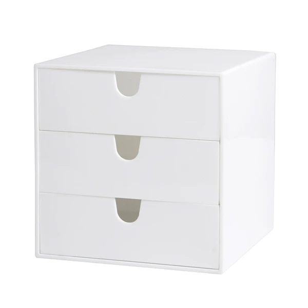 Palaset 3-drawer Box, White
