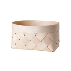 Verso Design Viilu Birch Basket, Oval, XS