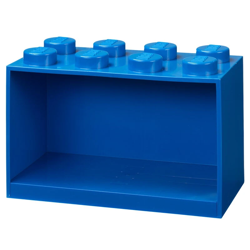 Room Copenhagen Lego Brick Shelf 8, Bright Blue