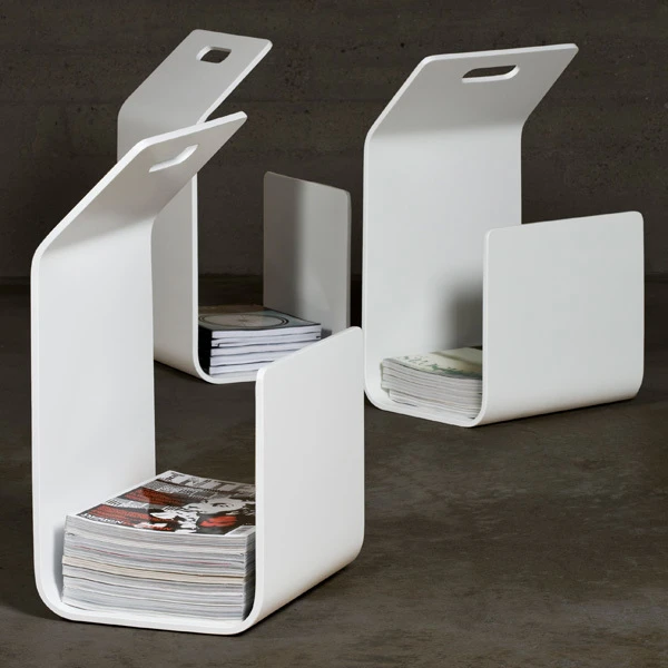 Artek Kanto Magazine / Firewood Rack, Black 5 Artek Kanto Magazine / Firewood Rack, Black - Image 3