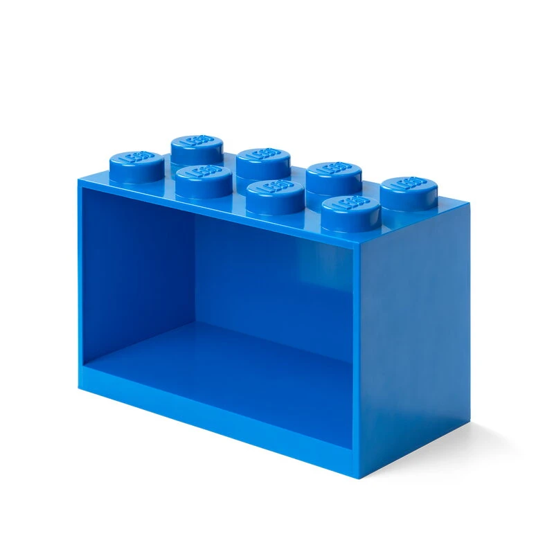 Room Copenhagen Lego Brick Shelf 8, Bright Blue - Image 2