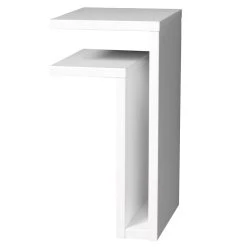 Maze F-shelf, Left, White