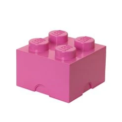 Room Copenhagen Lego Storage Brick 4, Medium Pink