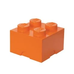 Room Copenhagen Lego Storage Brick 4, Orange