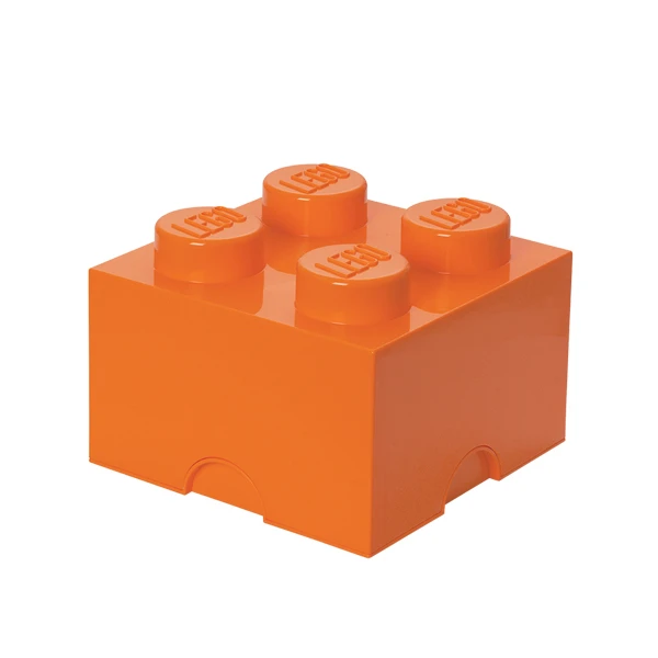 Room Copenhagen Lego Storage Brick 4, Orange