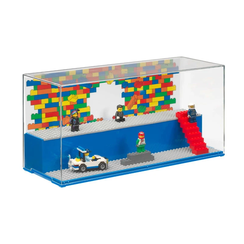 Room Copenhagen Lego Play & Display Case, Bright Blue - Image 2
