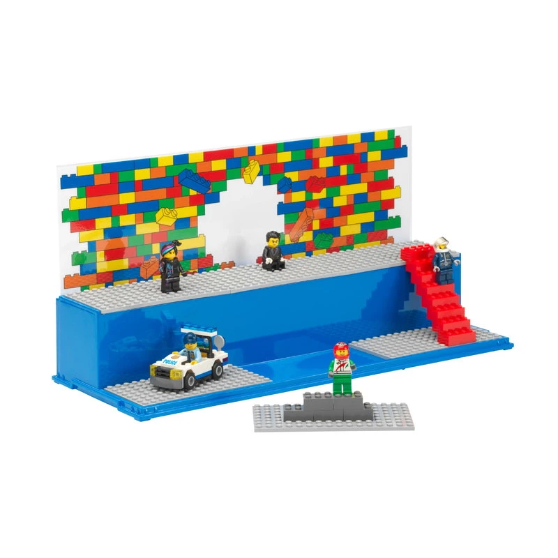 Room Copenhagen Lego Play & Display Case, Bright Blue - Image 5