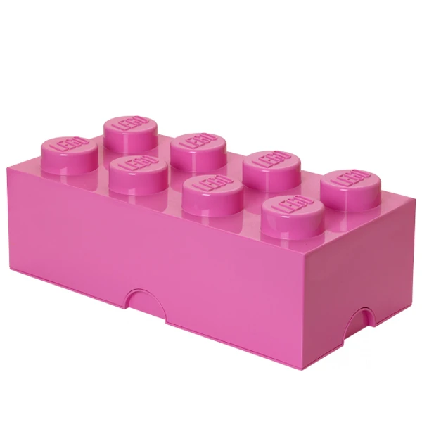 Room Copenhagen Lego Storage Brick 8, Medium Pink