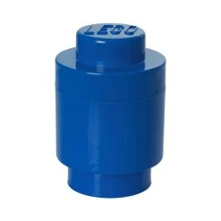 Room Copenhagen Lego Storage Brick 1, Round, Blue