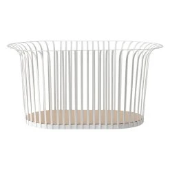 Menu Ribbon Basket, White