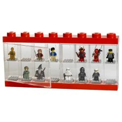 Room Copenhagen Lego Minifigure Display Case 16, Red