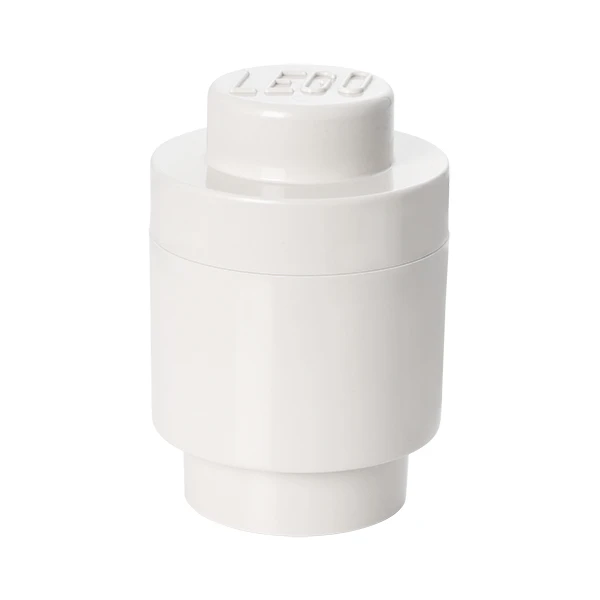 Room Copenhagen Lego Storage Brick 1, Round, White 3 Room Copenhagen Lego Storage Brick 1, Round, White