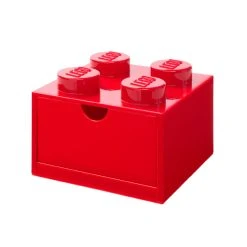 Room Copenhagen Lego Desk Drawer 4, Bright Red