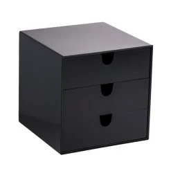 Palaset 3-drawer Box, Black