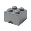 Room Copenhagen Lego Brick Drawer 4, Dark Grey