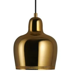 Artek Aalto Pendant A330S "Golden Bell Savoy", Brass