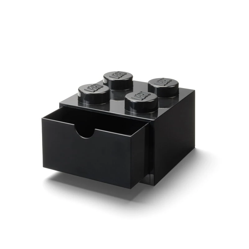 Room Copenhagen Lego Desk Drawer 4, Black 4 Room Copenhagen Lego Desk Drawer 4, Black - Image 2