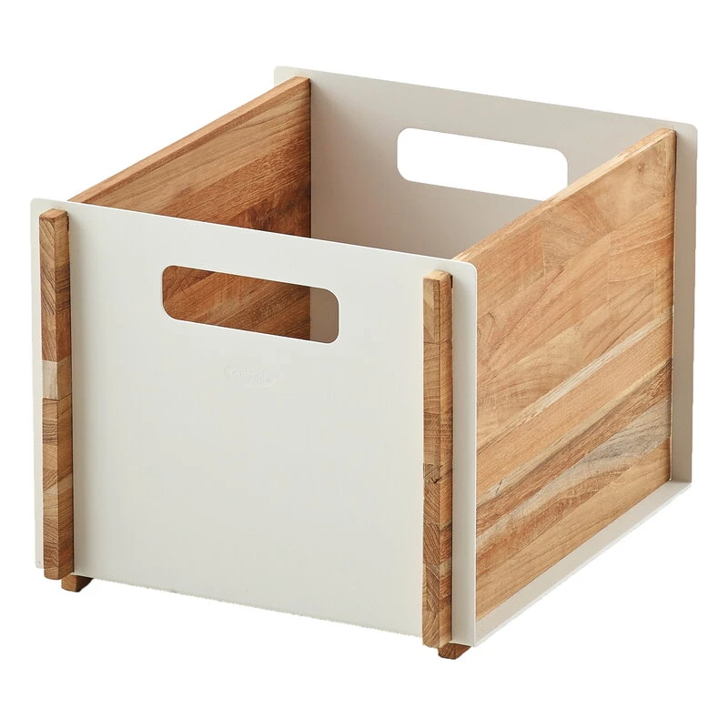 Cane-line Box Storage Box, Teak - White
