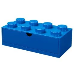 Room Copenhagen Lego Desk Drawer 8, Bright Blue