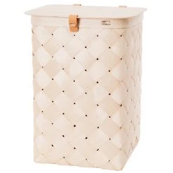 Verso Design Lastu Birch Basket With Lid, XL