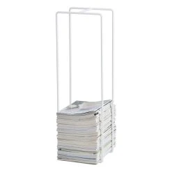 Maze Mixrack Storage, L, White -Vitra Shop 707100 Mixrack storage Large white Packshot magazine