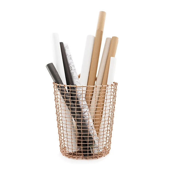 Korbo Bin 18 Wire Basket, Copper 5 Korbo Bin 18 Wire Basket, Copper - Image 3