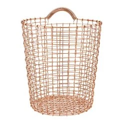 Korbo Bin 18 Wire Basket, Copper