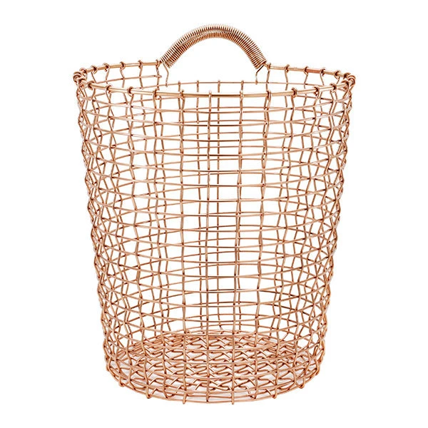 Korbo Bin 18 Wire Basket, Copper 3 Korbo Bin 18 Wire Basket, Copper