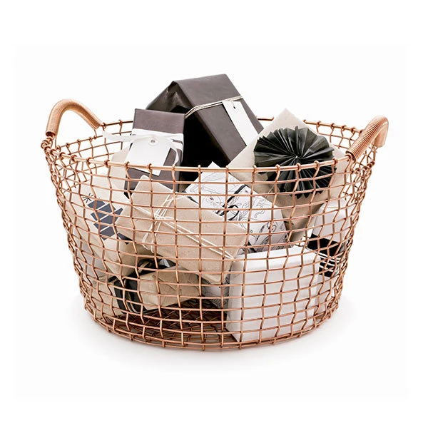 Korbo Classic 35 Wire Basket, Copper - Image 4