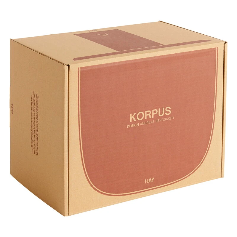 Hay Korpus Shelf S, 1 Hook, Brick Red 4 Hay Korpus Shelf S, 1 Hook, Brick Red - Image 2