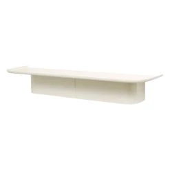 Hay Korpus Shelf L, 7 Hooks, Cream