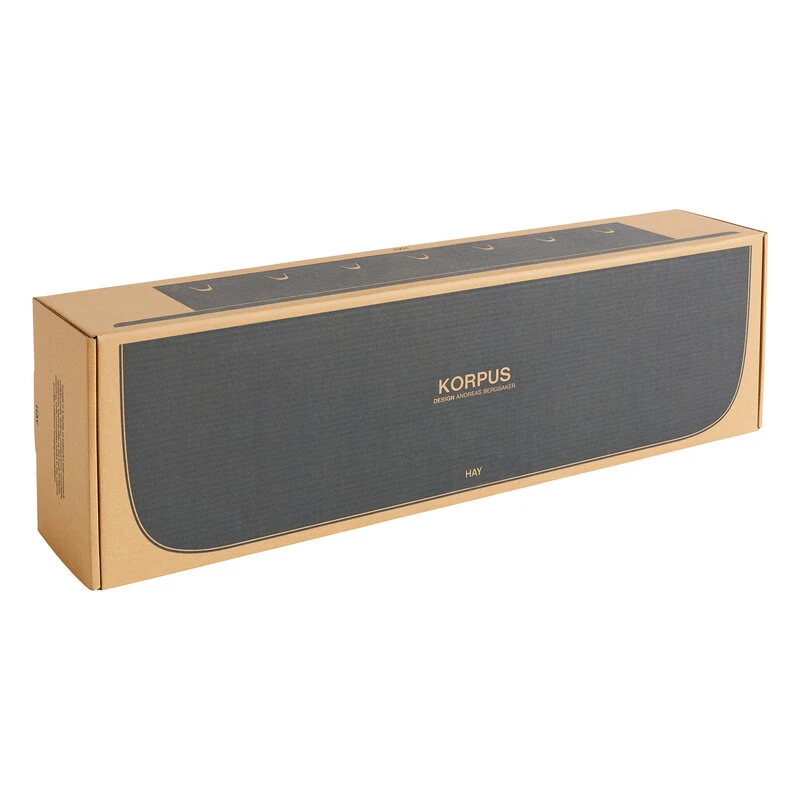 Hay Korpus Shelf L, 7 Hooks, Midnight Blue - Image 2