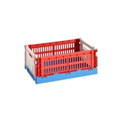 Hay Colour Crate Mix, S, Recycled Plastic, Red