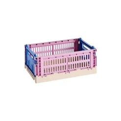 Hay Colour Crate Mix, S, Recycled Plastic, Dusty Rose