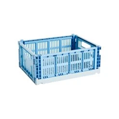Hay Colour Crate Mix, M, Recycled Plastic, Sky Blue