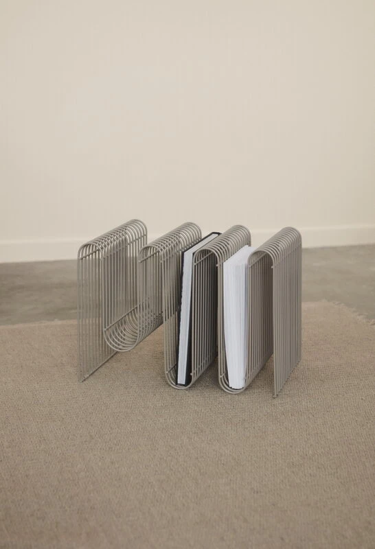 AYTM Curva Magazine Holder, Taupe - Image 2