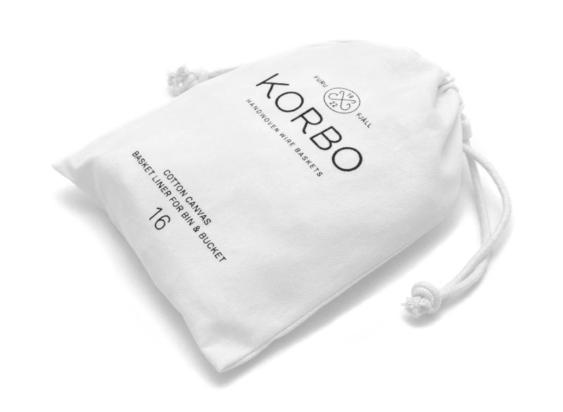 Korbo Basket Liner 16 L, White - Image 2