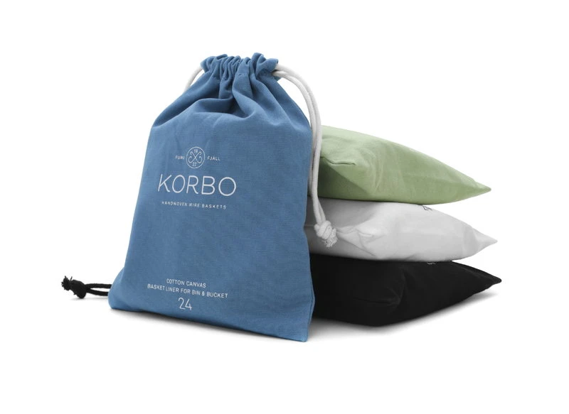 Korbo Basket Liner 16 L, White - Image 3